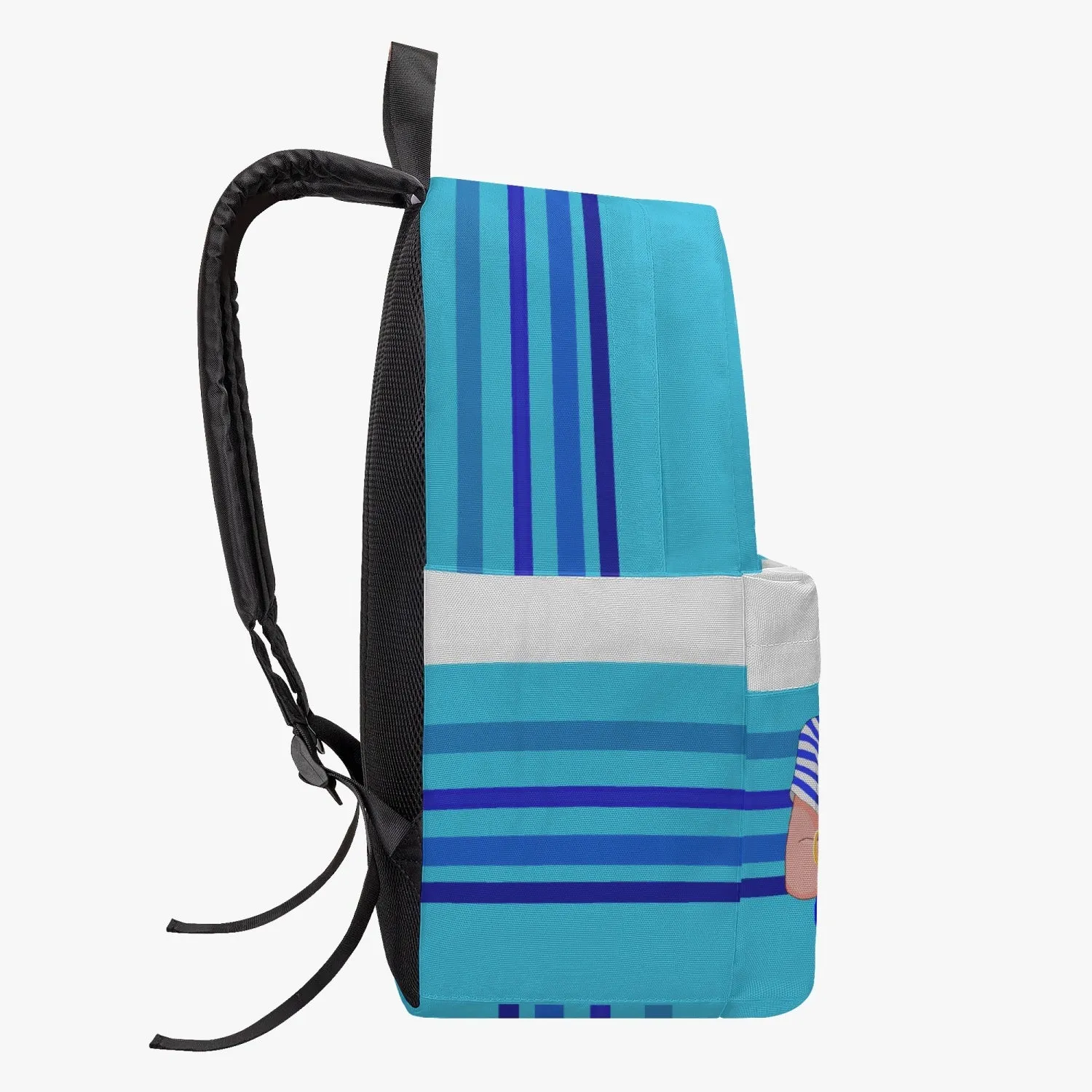 GLOBAL FREEDOM UNITED MEN FRENCH & GERMANY OLD PEACE BLUE All-over-print Canvas Backpack
