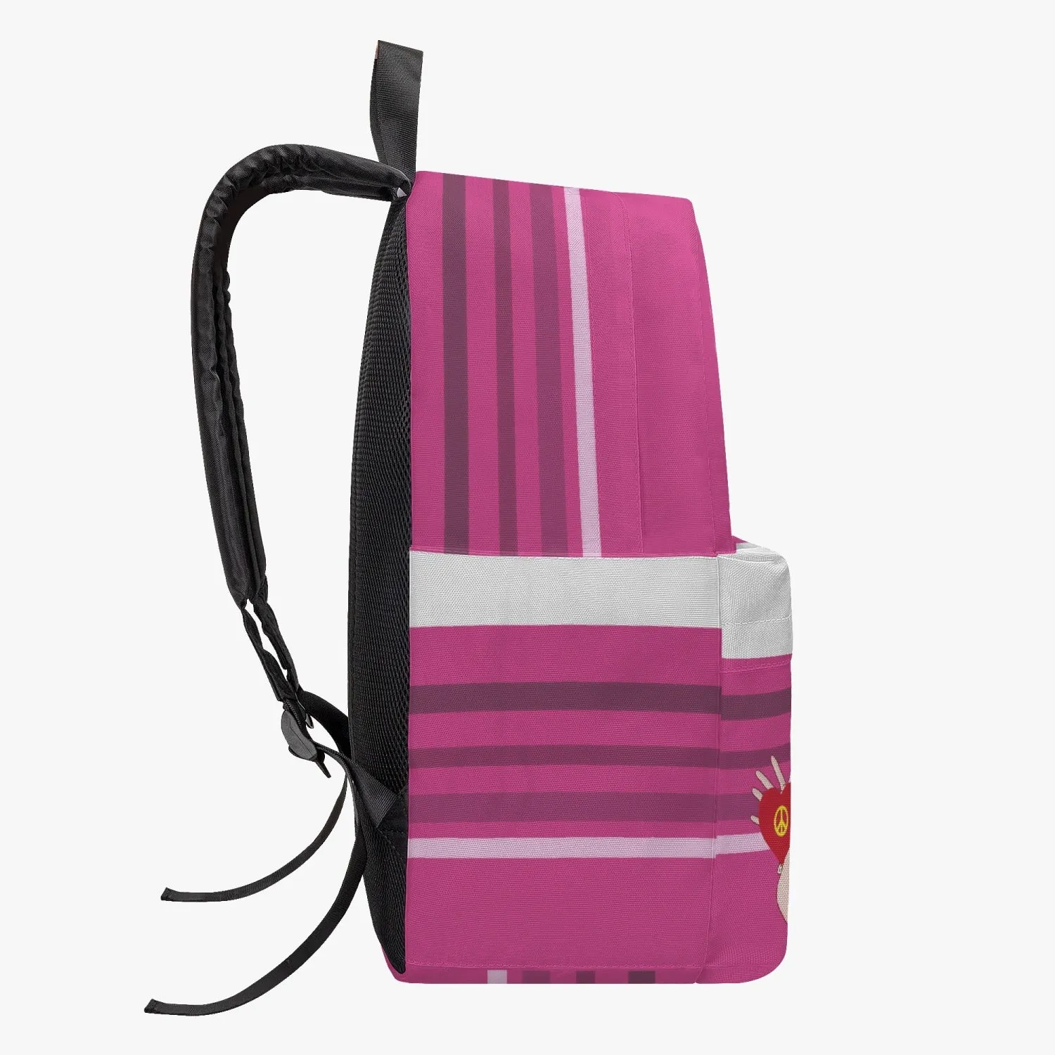 GLOBAL FREEDOM UNITED WOMEN FRENCH & RUSSIA OLD PEACE  PINK All-over-print Canvas Backpack