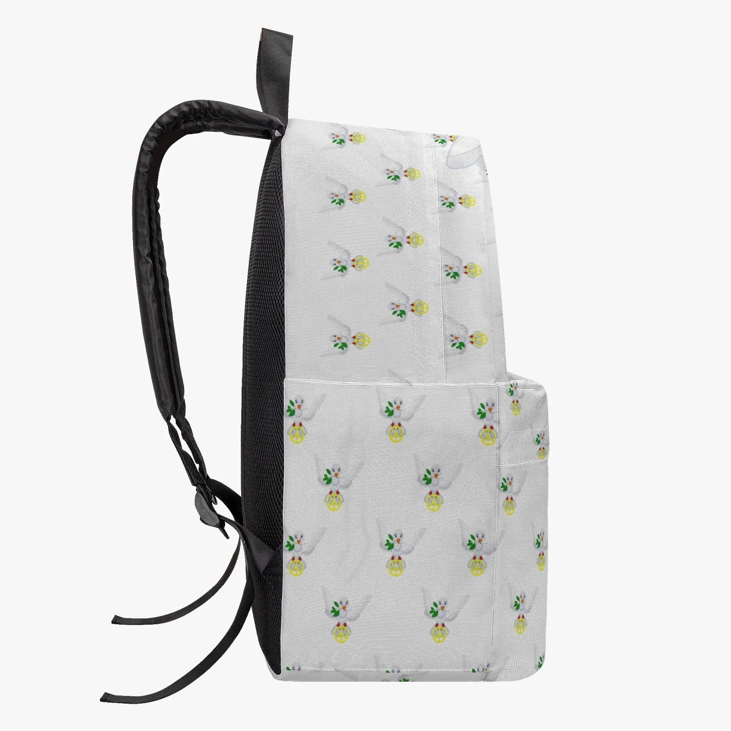 GLOBAL FREEDOM UNITEDMEN DOVE OF PEACE FRENCH & RUSSIA OLD PEACE WIGHT All-over-print Canvas Backpack204. All-over-print Canvas Backpack