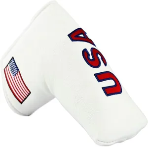 Golf Blade Putter Cover Golf Putter Headcover Synthetic Leather Closure for Scotty Cameron Odyssey Blade Taylormade Ping