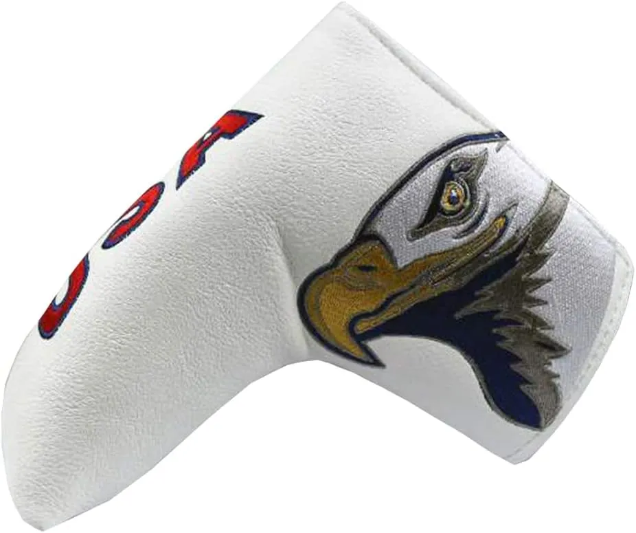 Golf Blade Putter Cover Golf Putter Headcover Synthetic Leather Closure for Scotty Cameron Odyssey Blade Taylormade Ping