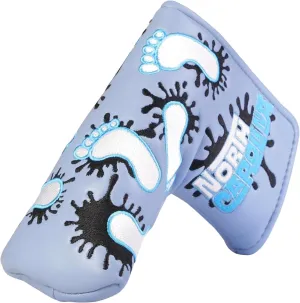 Golf North Carolina Blade Putter Cover, Tour Grade PU Leather with Stylish Embroidered Designs and Magnetic Closure