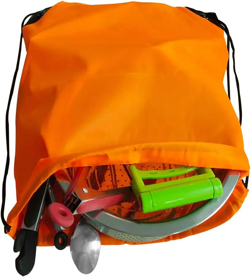 GoodtoU Drawstring Bags 36 Pcs String Bag Backpack Cinch Bag Draw String Back Sack Nylon Drawstring Bag for Homeless and Operation Christmas Items Bulk Deals 12 Colors
