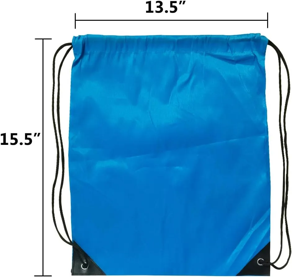 GoodtoU Drawstring Bags 36 Pcs String Bag Backpack Cinch Bag Draw String Back Sack Nylon Drawstring Bag for Homeless and Operation Christmas Items Bulk Deals 12 Colors