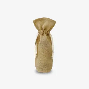 Gozo Jute Drawstring Bottle Pouch