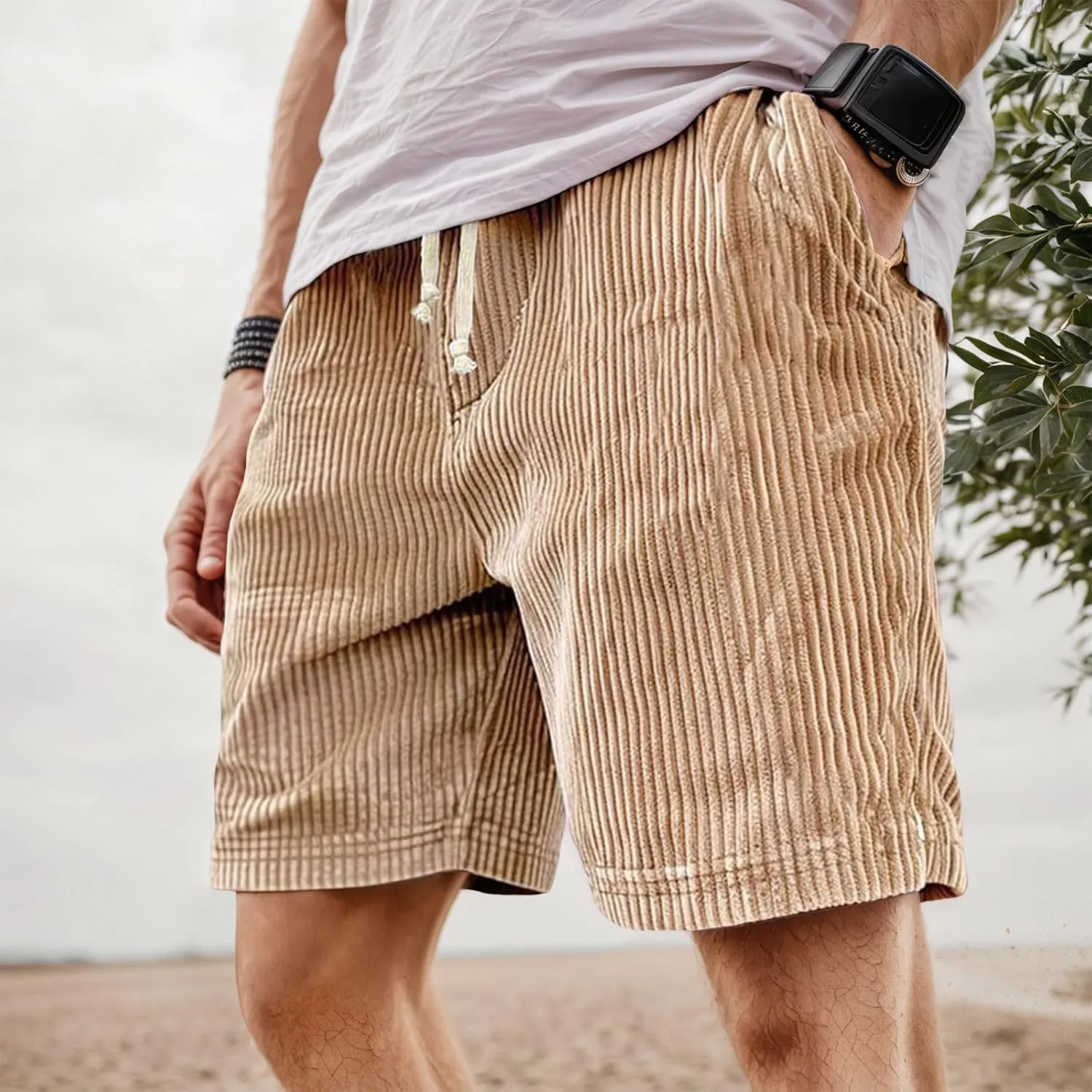 Gym Shorts for Men Business Climing Split Dressy Patterned Soft Athletic Shorts for Men Flattering Camo Couples Fluted