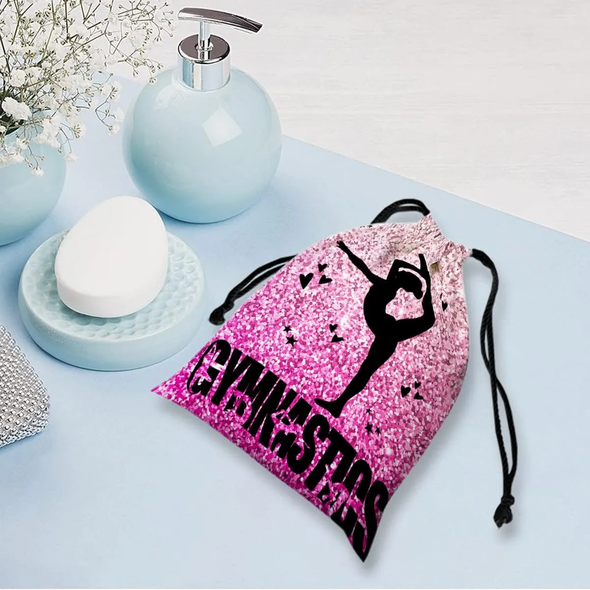 Gymnastics Drawstring Grip Bags Small Drawstring Bag Waterproof Gym Storage Pouch For Holding Gymnastics Grips
