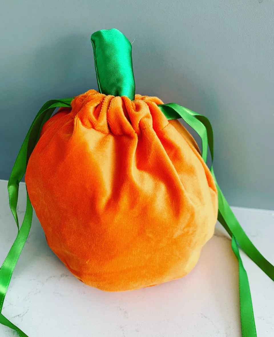 Halloween Velvet drawstring bags / pouch  various