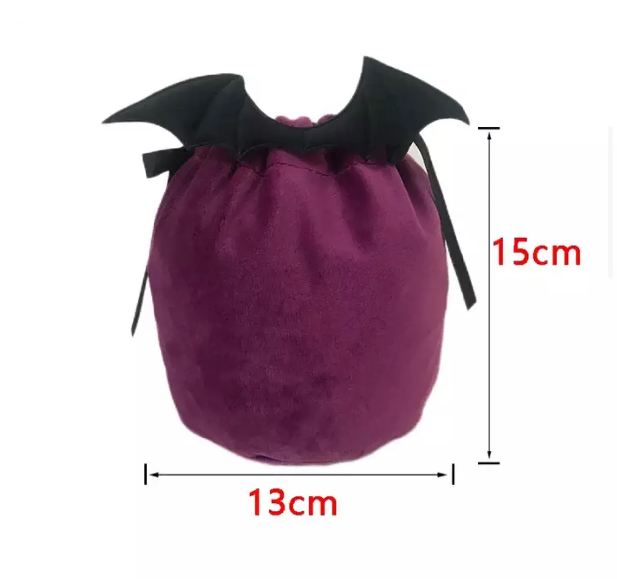 Halloween Velvet drawstring bags / pouch  various