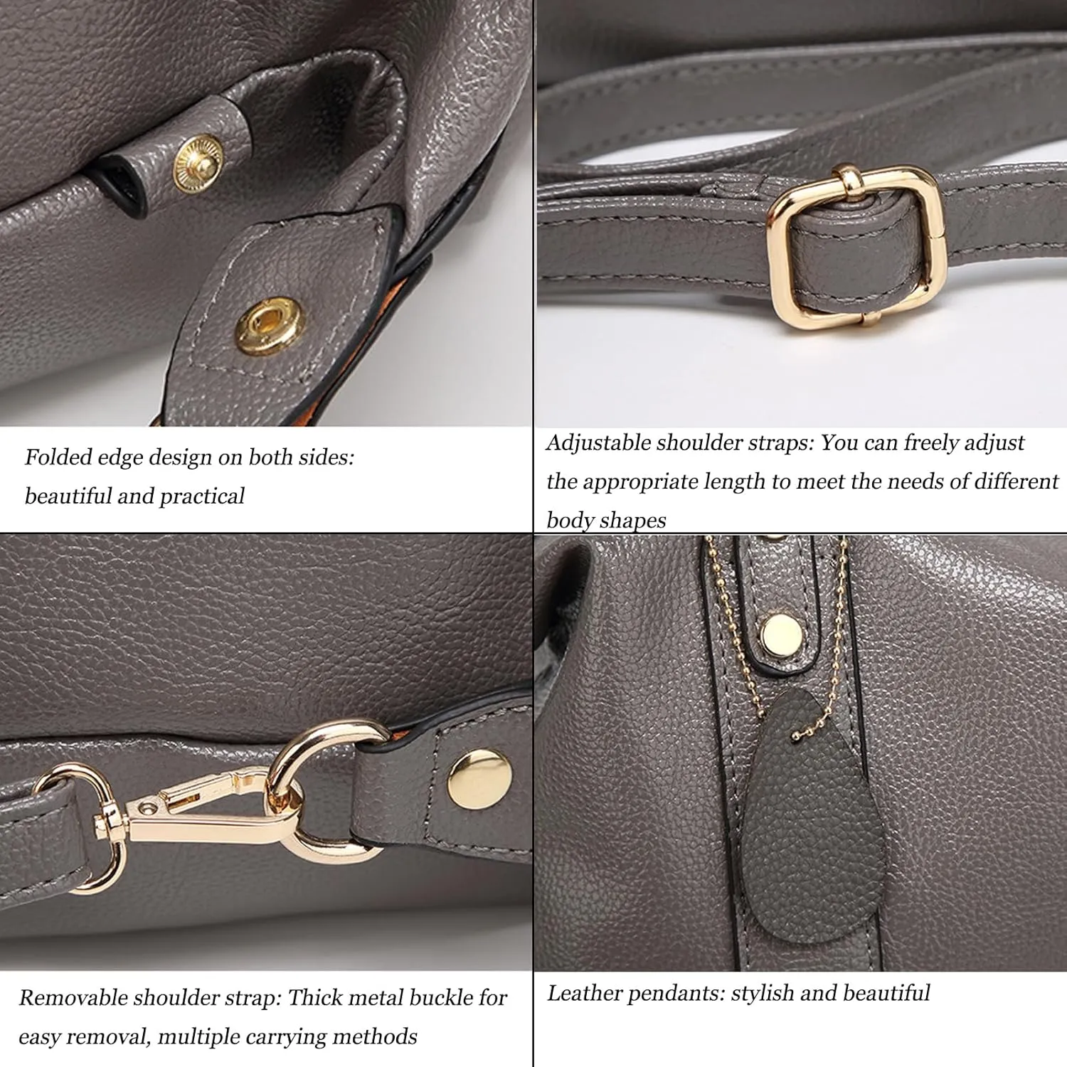 Handbags and Purses for women Vegan Leather Tote Bag for Women Satchel Shoulder Bags Travel Purse with Compartments