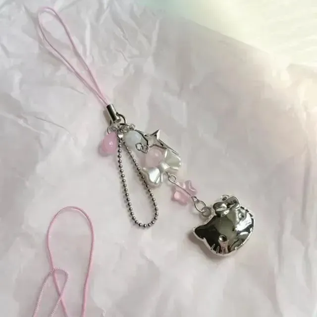 Hello Kitty Cascade Beaded Phone Charm