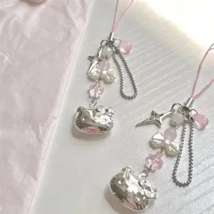 Hello Kitty Cascade Beaded Phone Charm