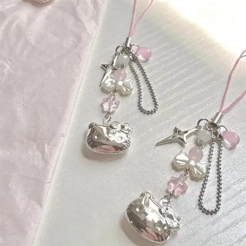 Hello Kitty Cascade Beaded Phone Charm