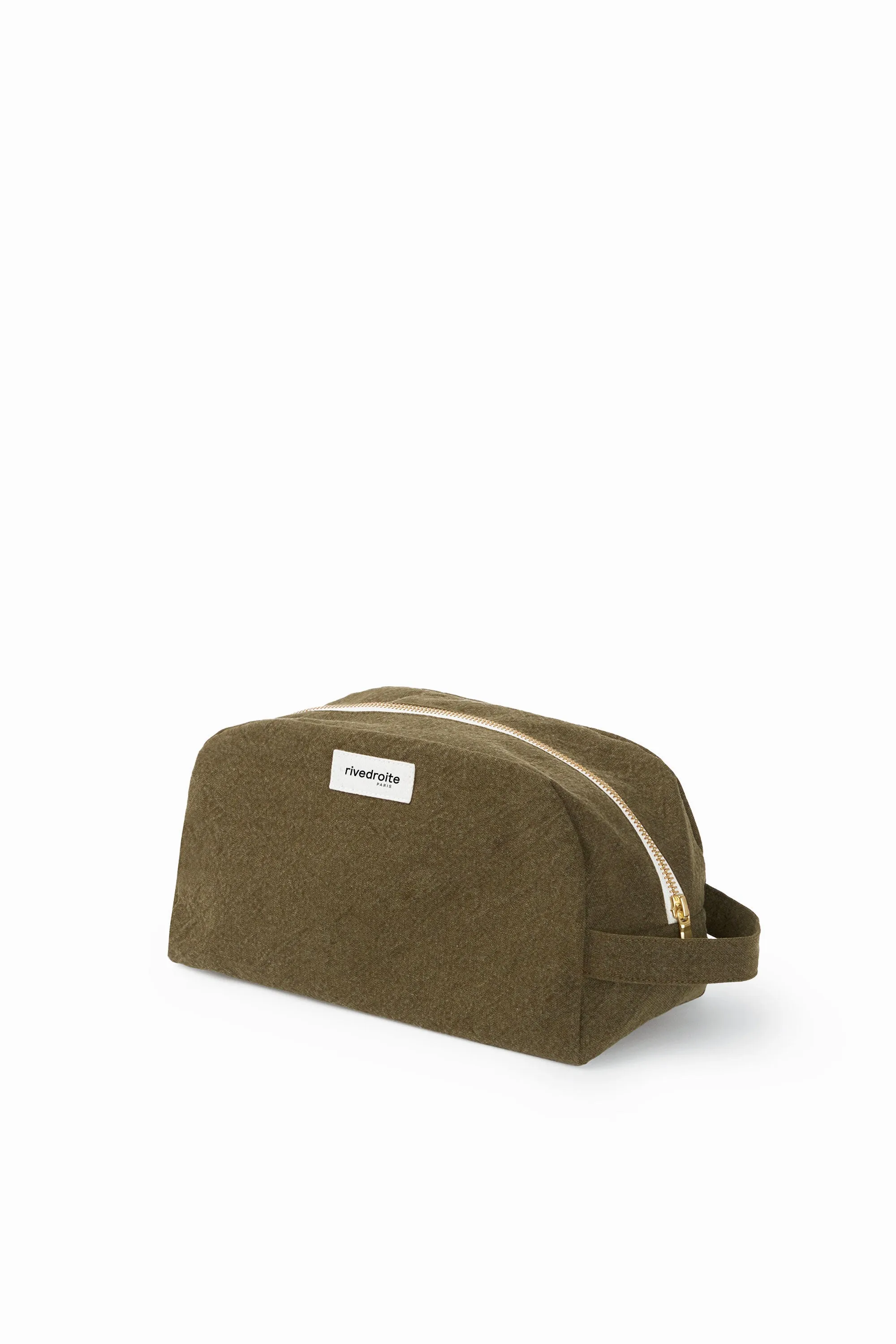Hermel the toiletry bag - Recycled cotton Military Green