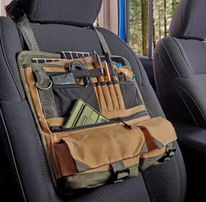 High Road Cairn Front Seat Organizer with Laptop and File Compartments, 12-pocket Car Office Passenger Seat Organizer