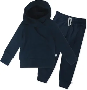 HonestBaby Multipack Pullover Hoodie Sweatshirt Jogger Sweatpant Sets Organic Cotton Baby, Toddler, Boys, Girls, Unisex