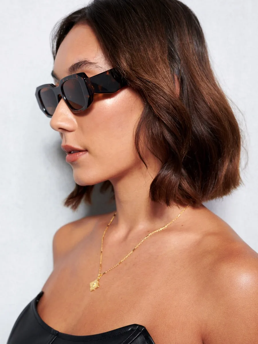 Hurley Retro Angular Sunglasses (5col)