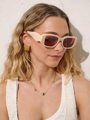 Hurley Retro Angular Sunglasses (5col)