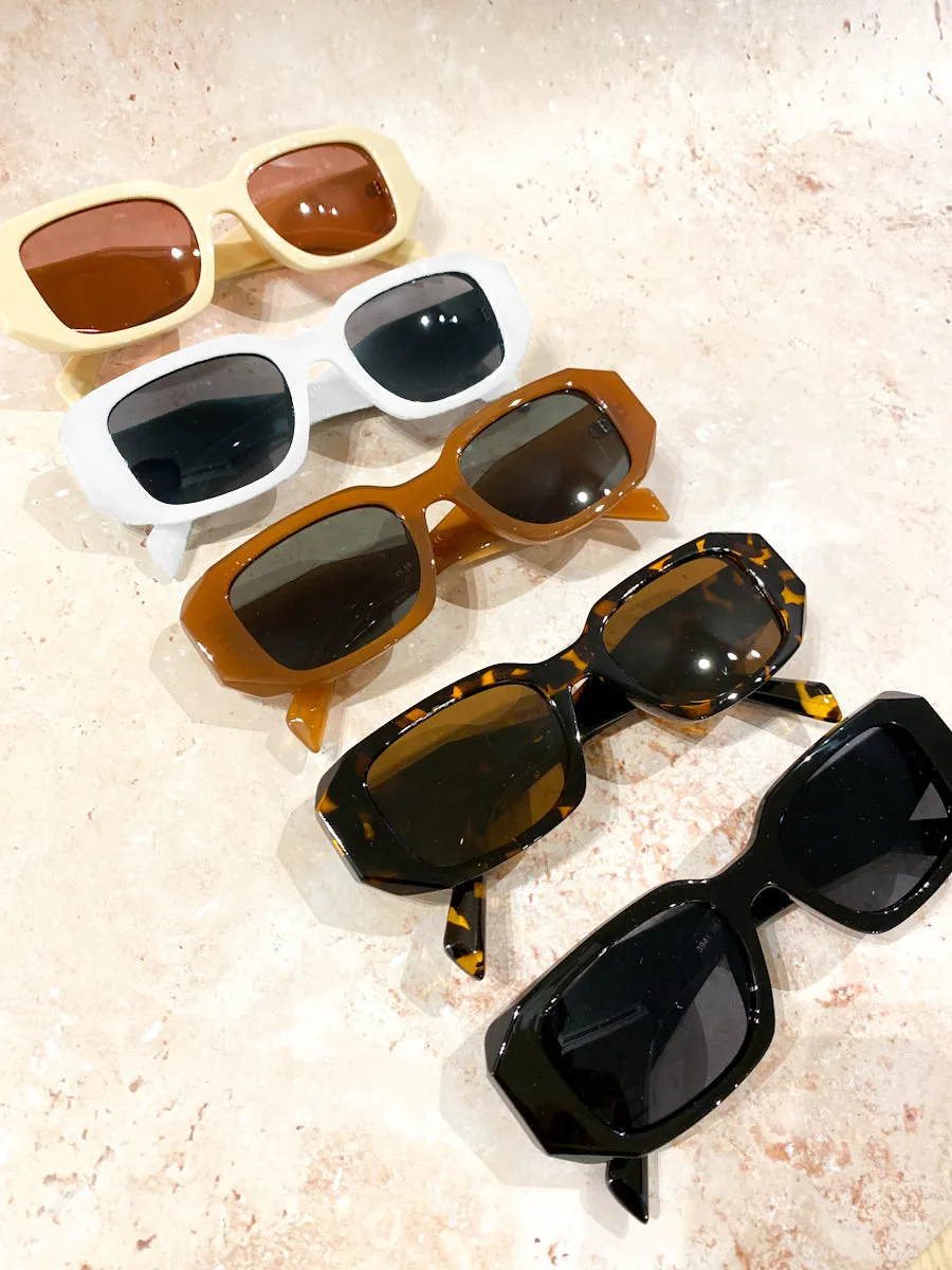 Hurley Retro Angular Sunglasses (5col)