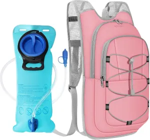Hydration Backpack - Lightweight Water Backpack with 2L Water Bladder Bag, Running Hydration Vest Backpack for Men Women, Hydration Pack for Hiking, Cycling, Climbing MIYCOO