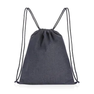 Impact AWARE™ recycled denim drawstring backpack