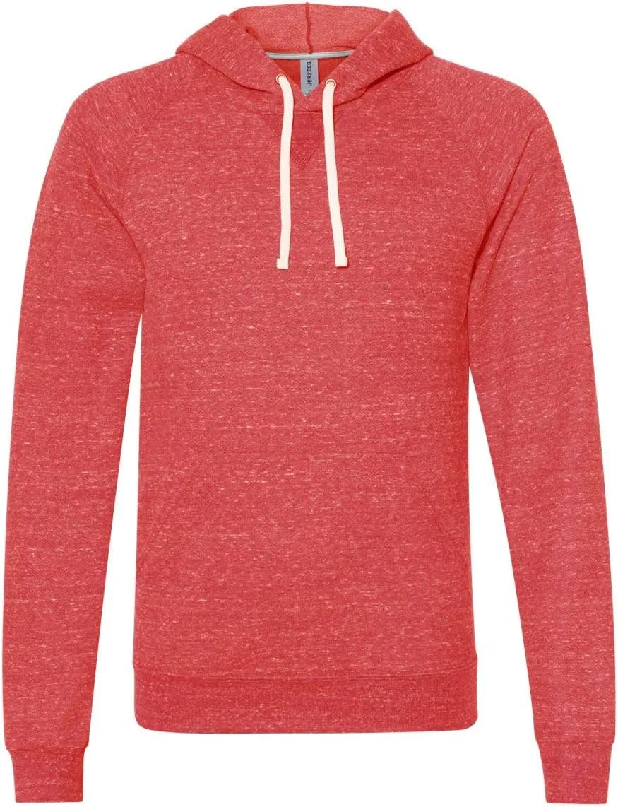 Jerzees - Snow Heather French Terry Raglan Hooded Sweatshirt - 90MR