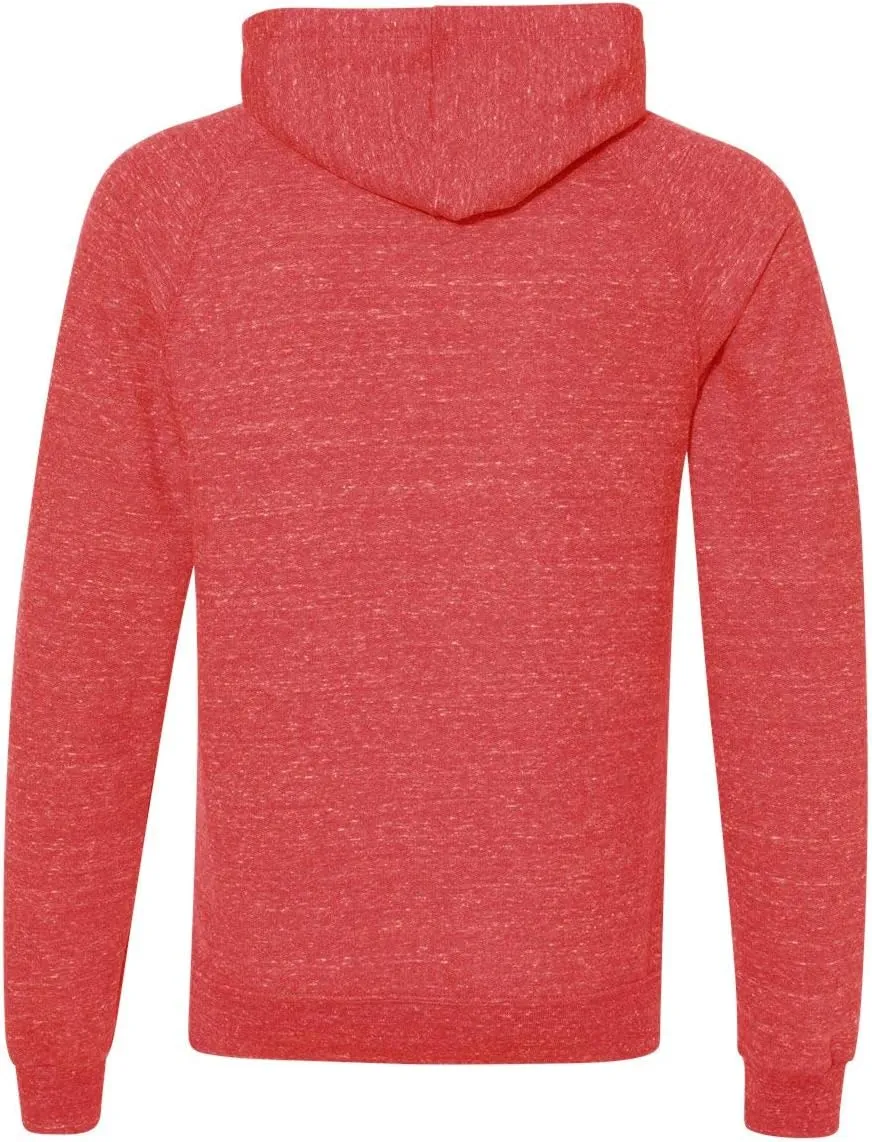 Jerzees - Snow Heather French Terry Raglan Hooded Sweatshirt - 90MR