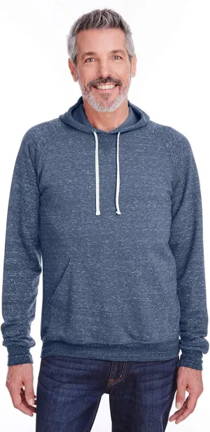 Jerzees - Snow Heather French Terry Raglan Hooded Sweatshirt - 90MR