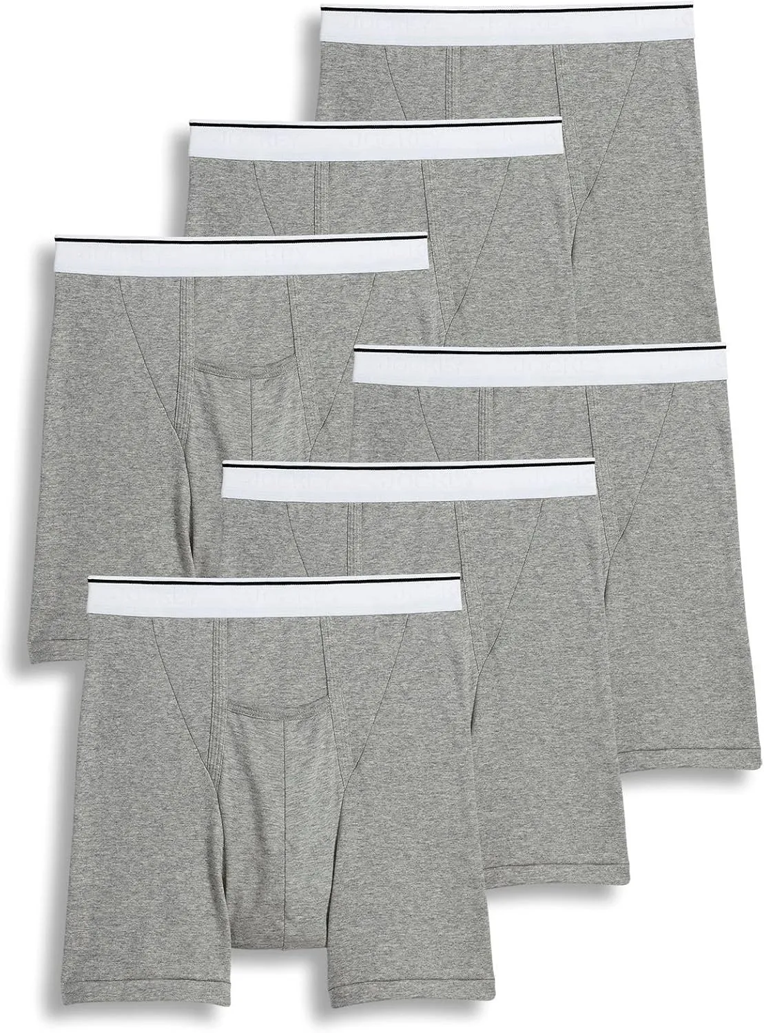 Jockey Men's Underwear Pouch 5" Boxer Brief - 6 Pack