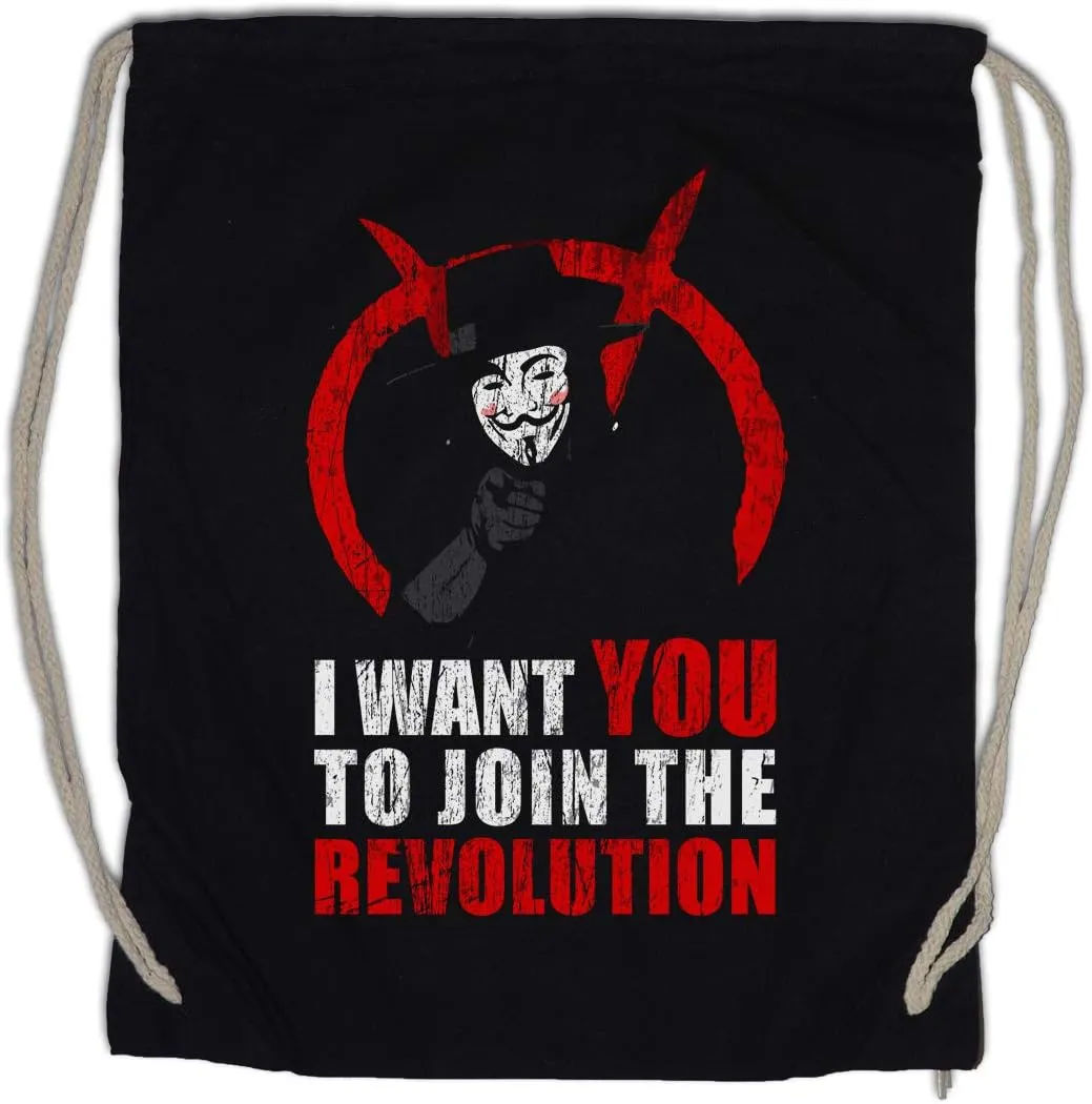 Join The Revolution Drawstring Bag Gym Sack