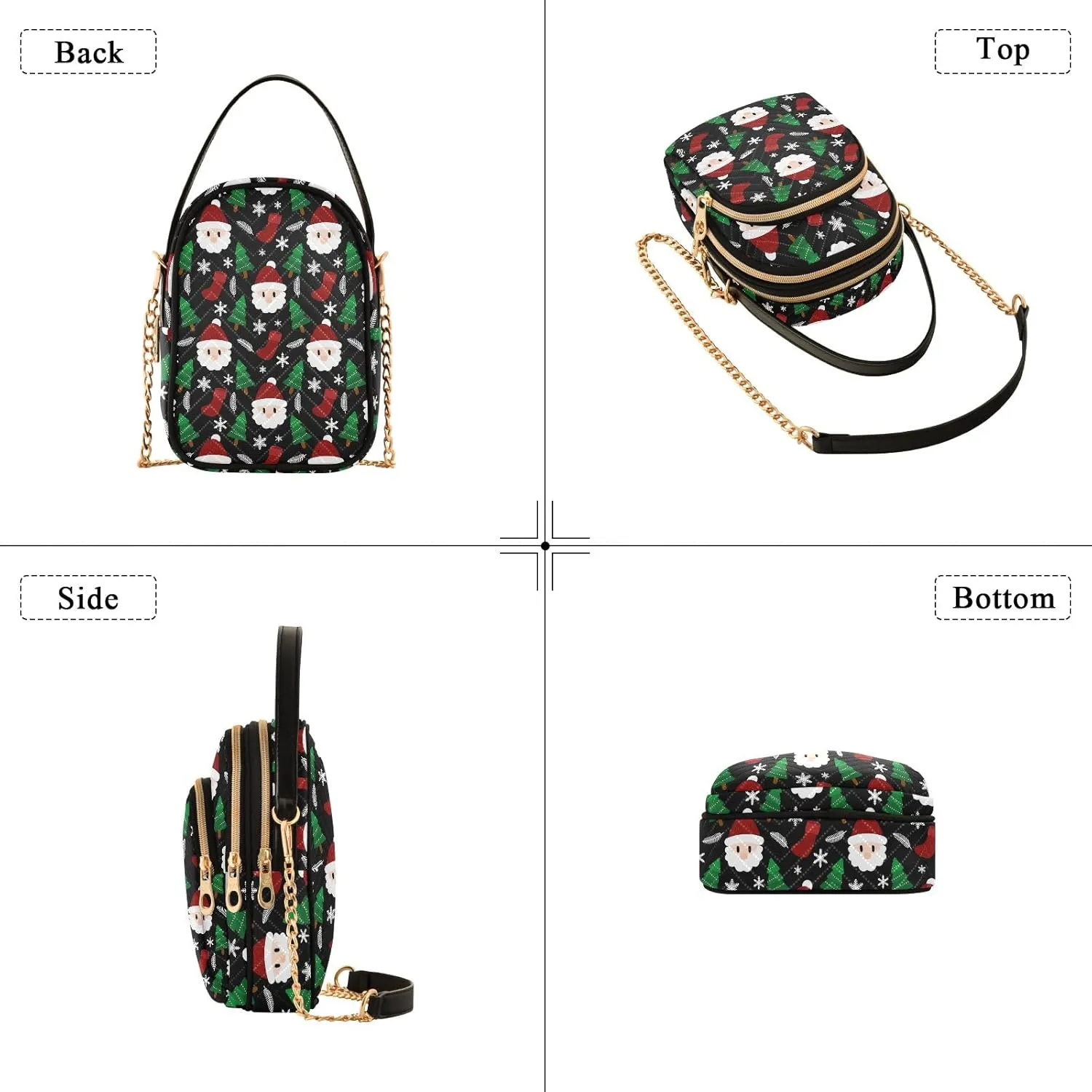 Joisal Bright Festive Neon Stars Anti Theft Crossbody Bags for Women, Summer Handbags Trendy Cellphone Crossbody Purse