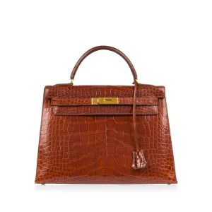 Kelly 32 - Havana Brown Alligator