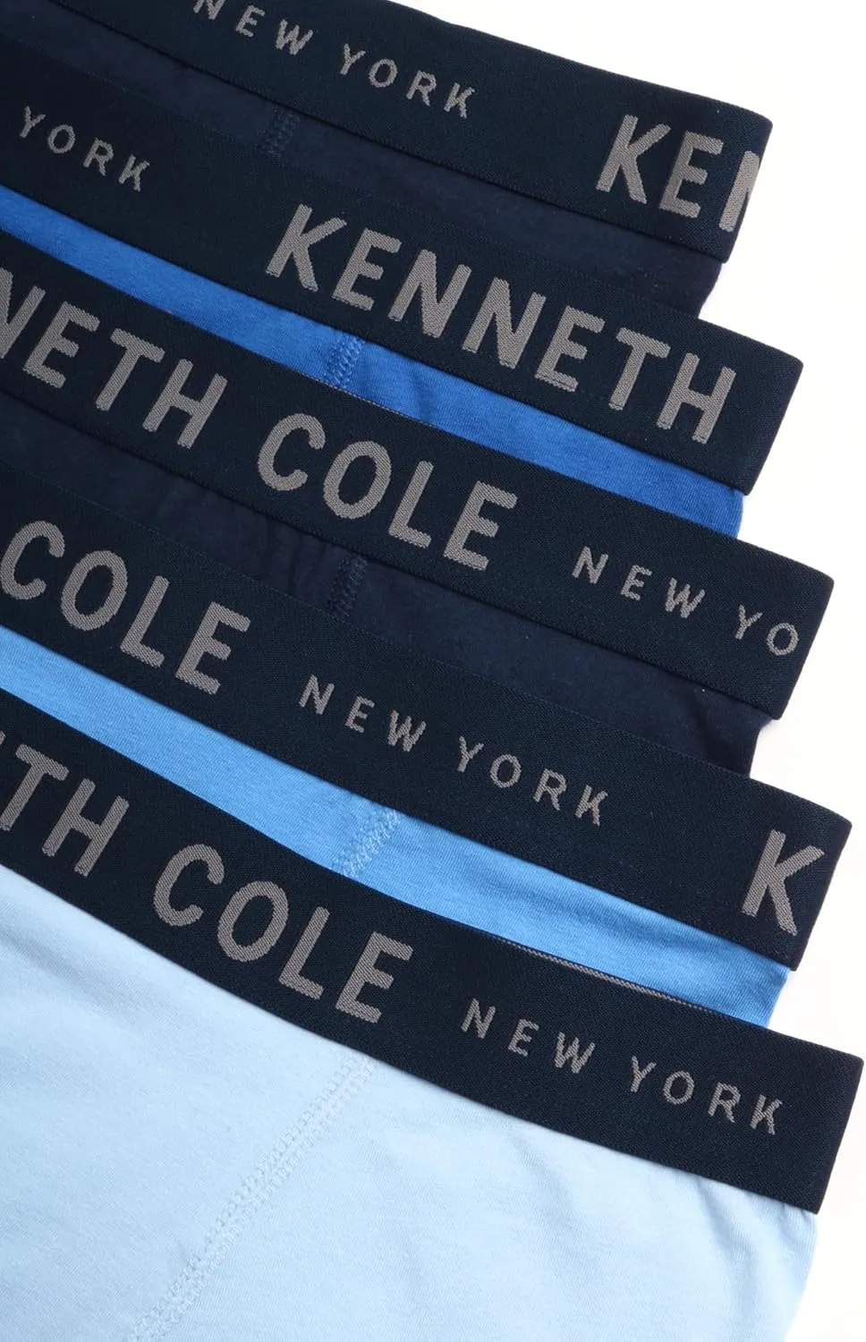 Kenneth Cole Men's Underwear - Cotton Stretch Boxer Briefs with Pouch - 5 Pack Classic Multipack Boxer Briefs for Men (S-XL)