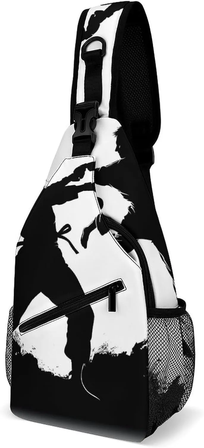 Kickboxing Sling Bag Crossbody Chest Bags Hiking Backpack Shoulder Backpack For Women Men Travel