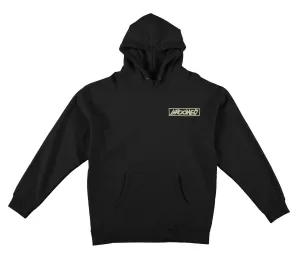 KROOKED - MOONSMILE RAW PULLOVER HOODED SWEATSHIRT