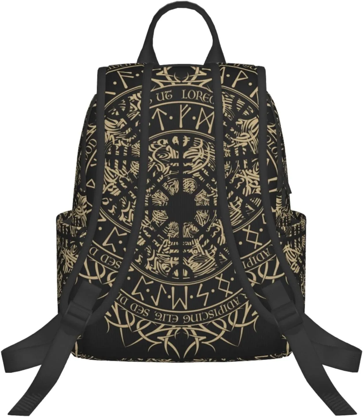 Laptop Backpack Travel Backpack Large Diaper Bag Doctor Bag Backpack for Women & Men (Cool Norse Viking Vegvisir runic compass)