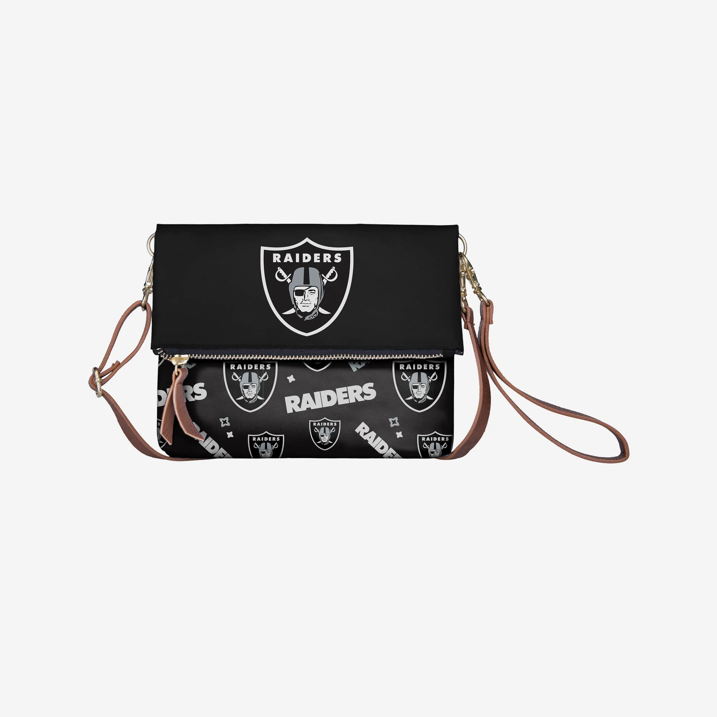 Las Vegas Raiders Printed Collection Foldover Tote Bag