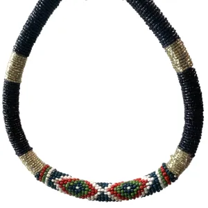 Late in the Evening Beaded Statement Necklace