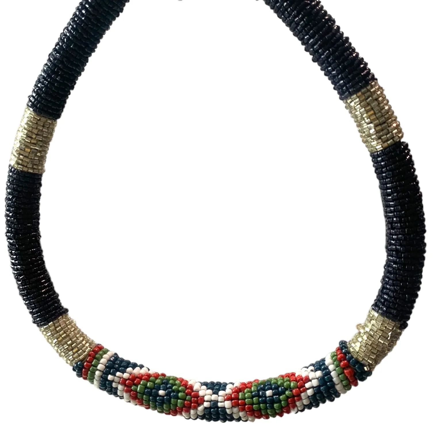 Late in the Evening Beaded Statement Necklace