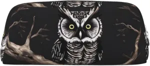 Late Night Owl Makeup Bag Travel Cosmetic Bag for Women Men Pencil Case Zipper Toiletry Bag Purse