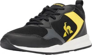 Le Coq Sportif Unisex Kid's R500 Gs Black/Blazing Yellow Sneaker