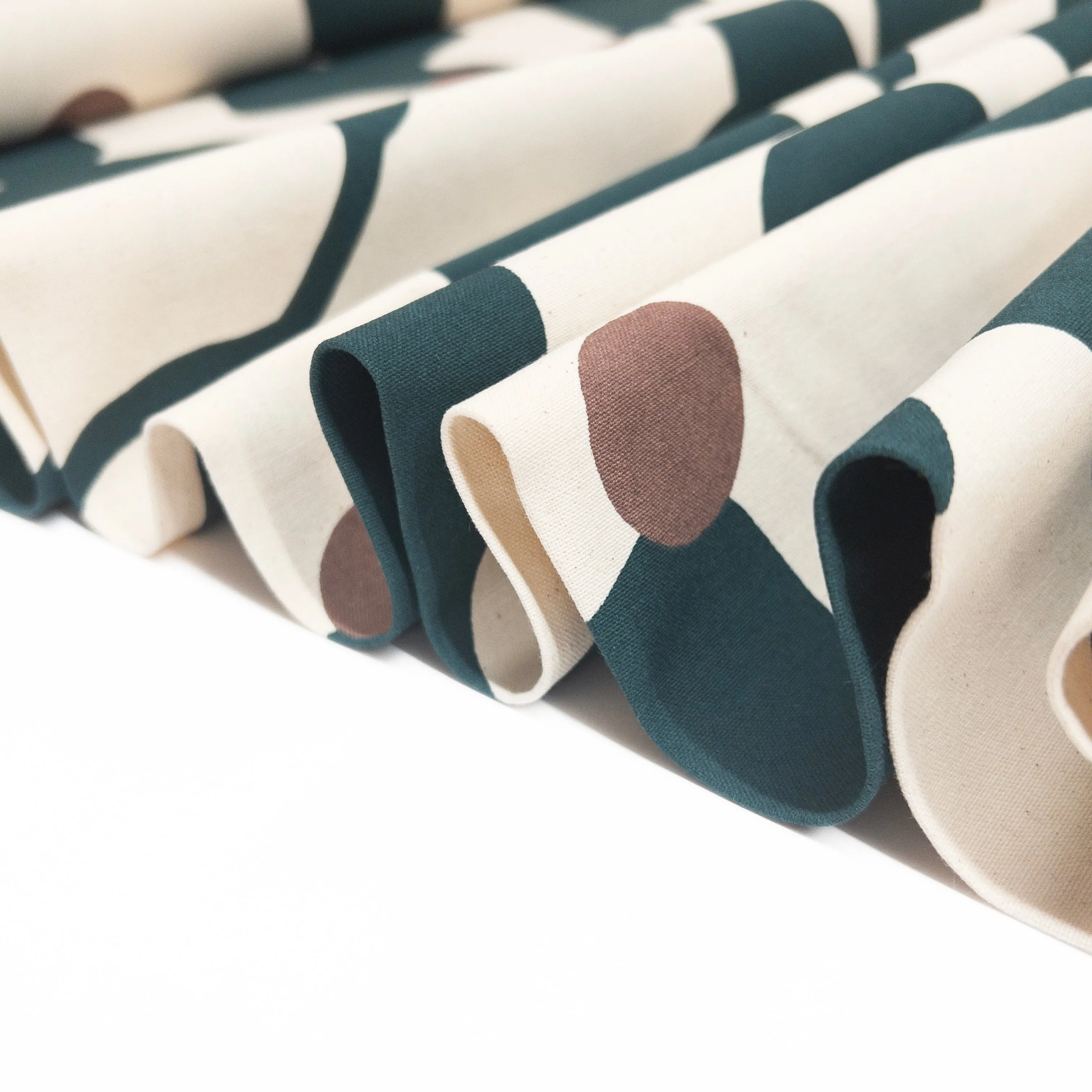 Leafly Bold Canvas Print in Bottle Green