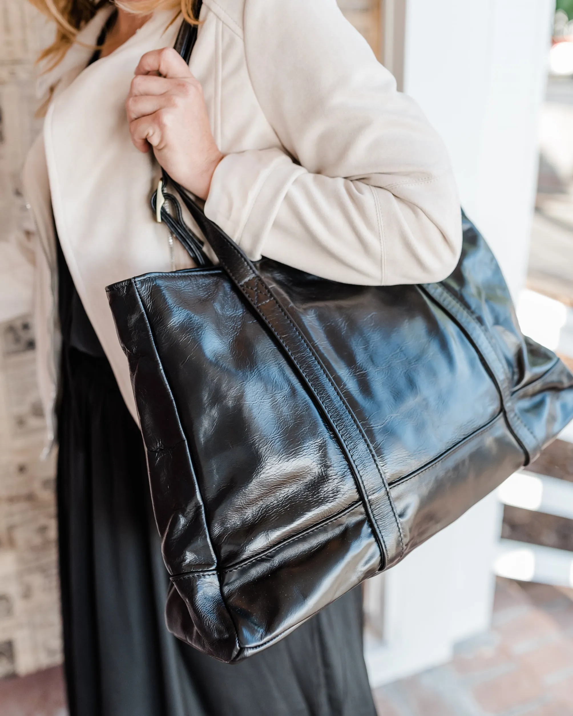 Leather Napa Valley Wine Tote