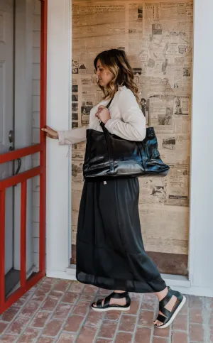 Leather Napa Valley Wine Tote