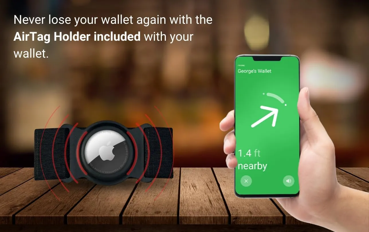 Leather RFID Wallet for Men – Slim Front Pocket Card Holder with Cash Strap – Soft Brown Leather, RFID-Blocking, Holds 16 Cards and Folded Bills (Brown Leather, Cash Strap)