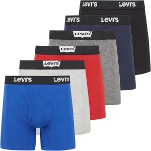 Levi's Mens Boxer Briefs Breathable Cotton Underwear for Men Pack of 6