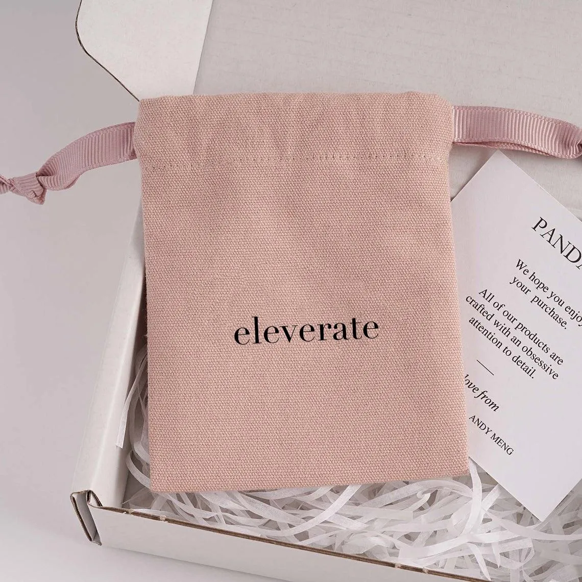 Lionwrapack white Cotton Canvas Custom Drawstring Bag Small Jewelry Gift Bags Canvas Jewelry Pouch