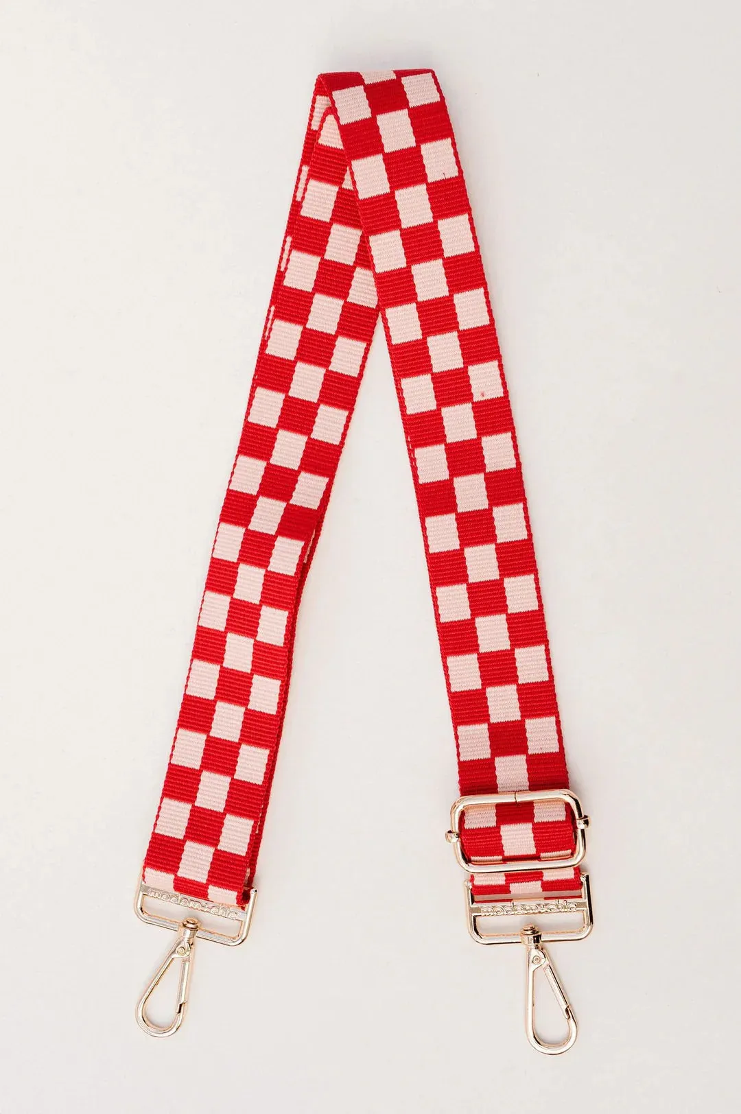 Lizzie Checkered Adjustable Bag Strap - 3/25