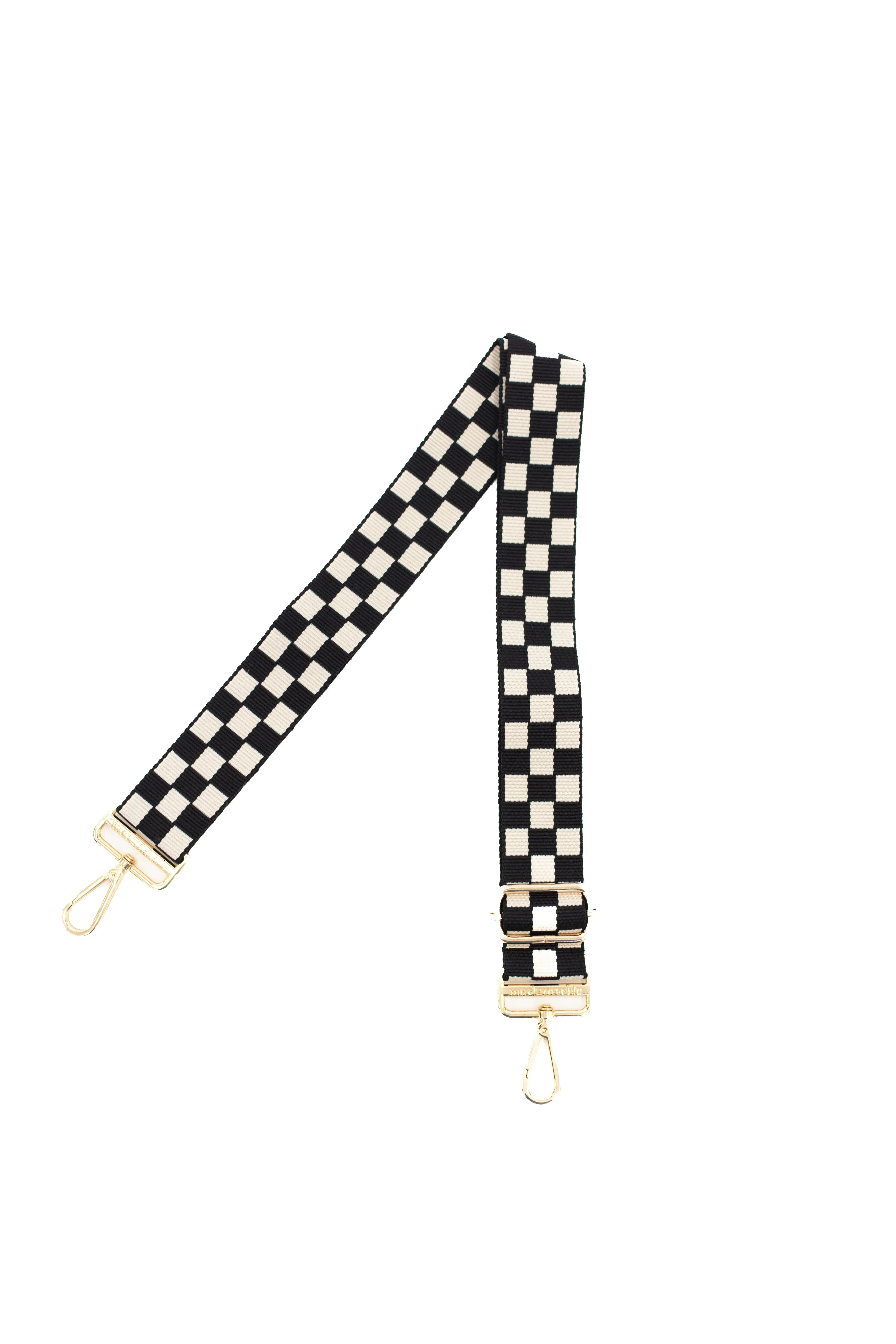 Lizzie Checkered Adjustable Bag Strap - 3/25