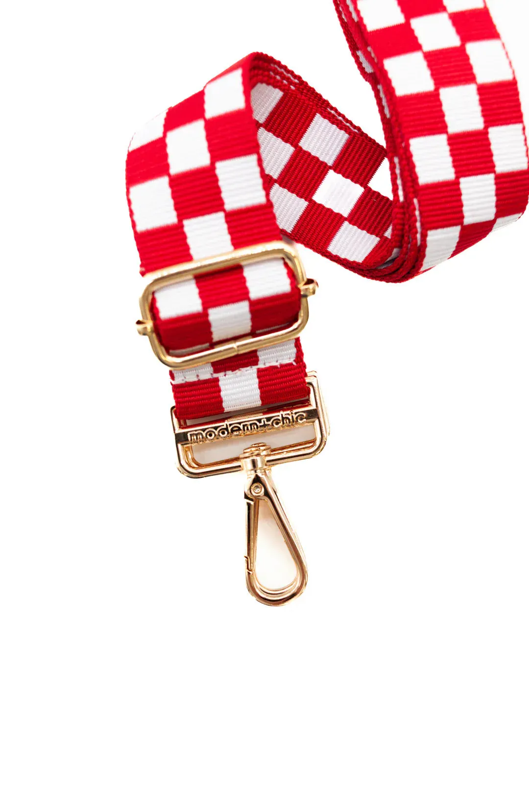 Lizzie Checkered Adjustable Bag Strap - 3/25